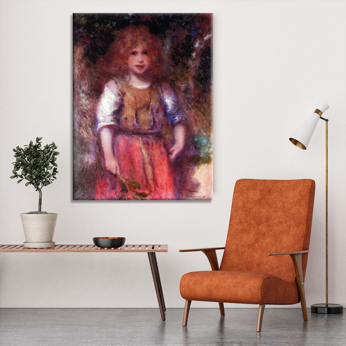 Gypsy girl by Renoir Canvas Print or Poster - Canvas Art Rocks - 6