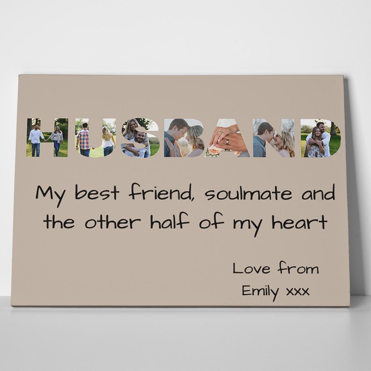 Husband Photo Canvas Print