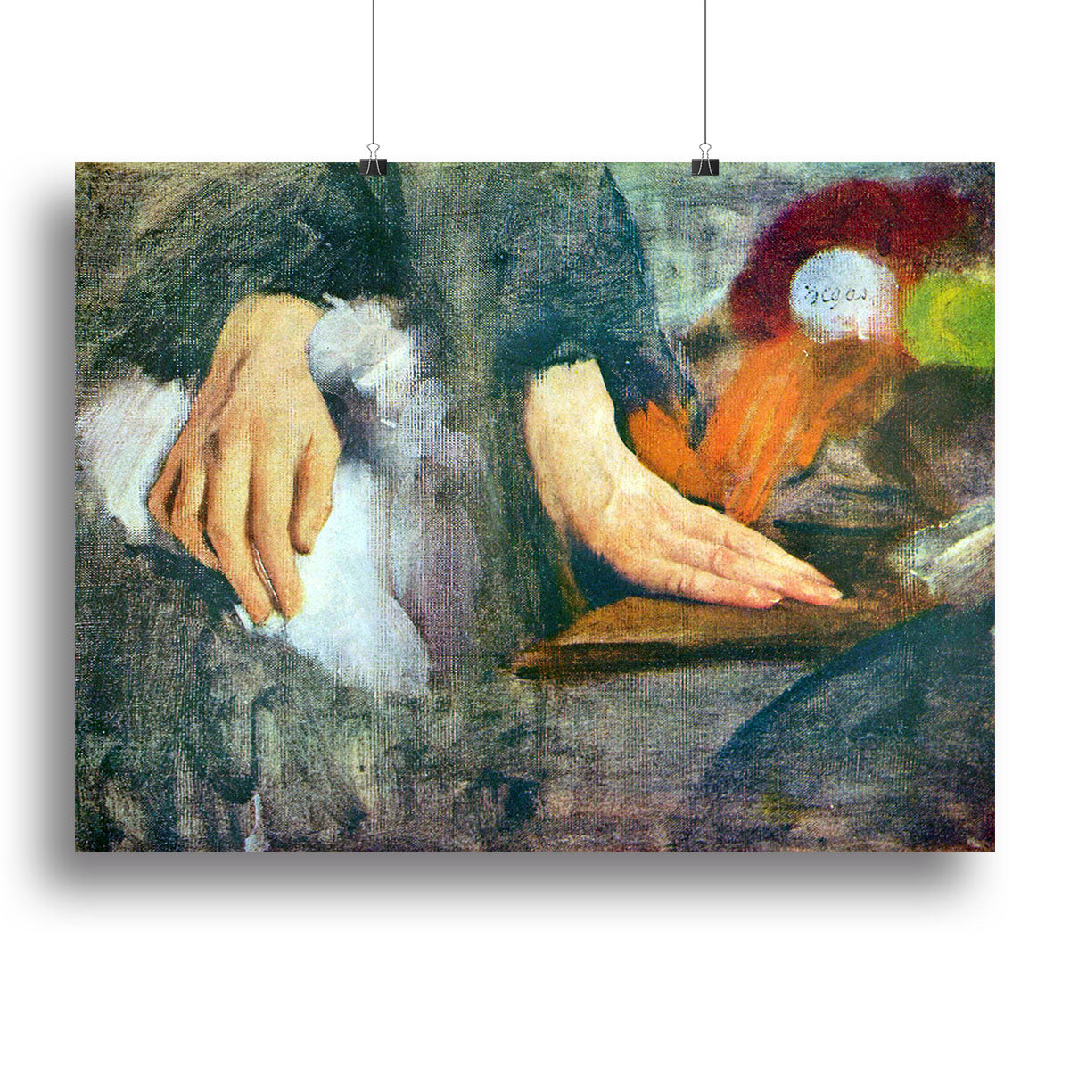 Hand Study by Degas Canvas Print or Poster - Canvas Art Rocks - 2