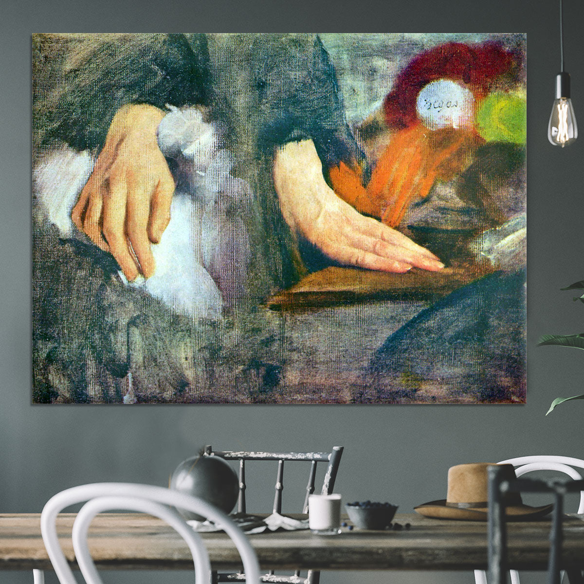 Hand Study by Degas Canvas Print or Poster - Canvas Art Rocks - 3