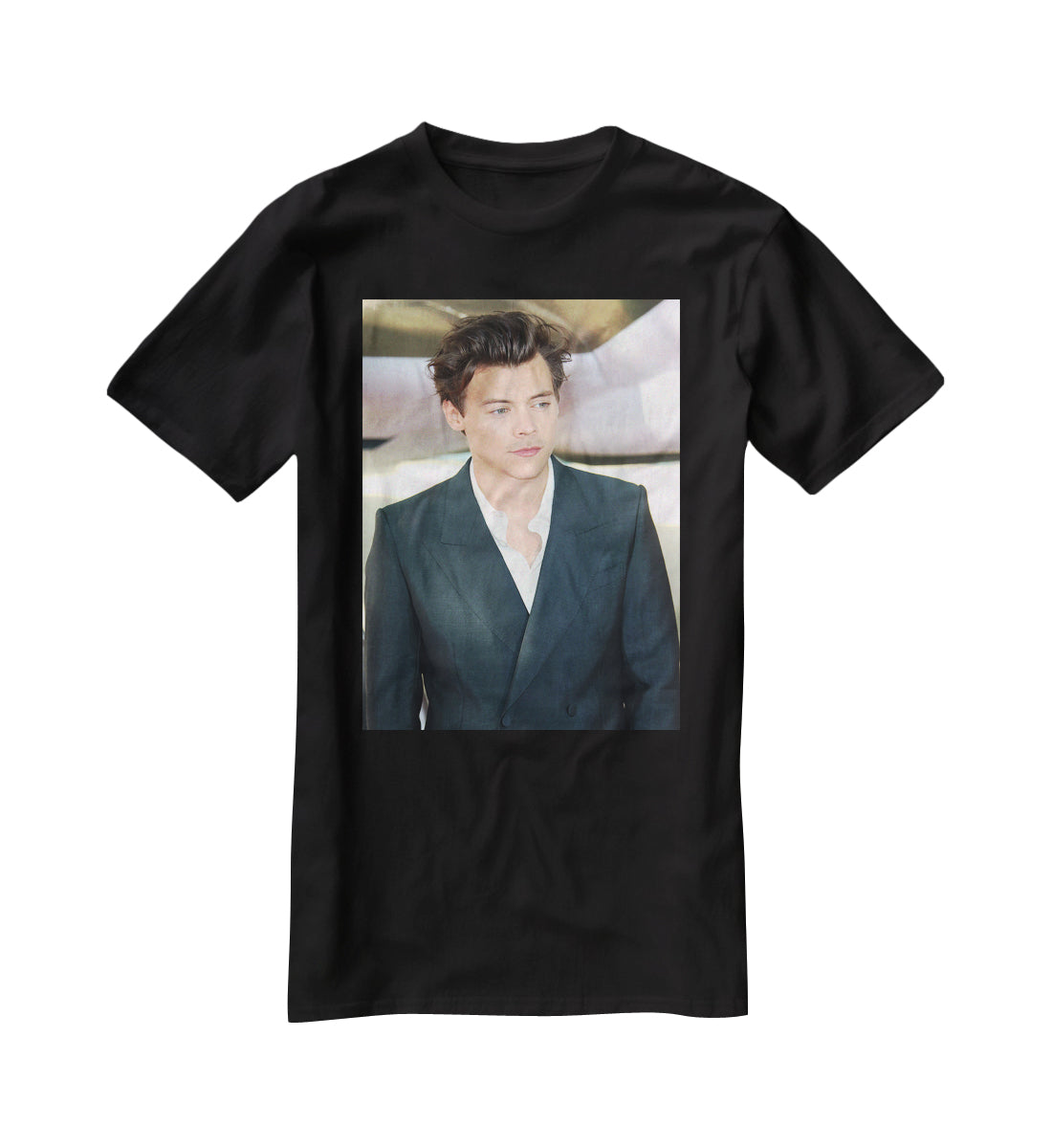 Harry Styles from One Direction T-Shirt - Canvas Art Rocks - 1