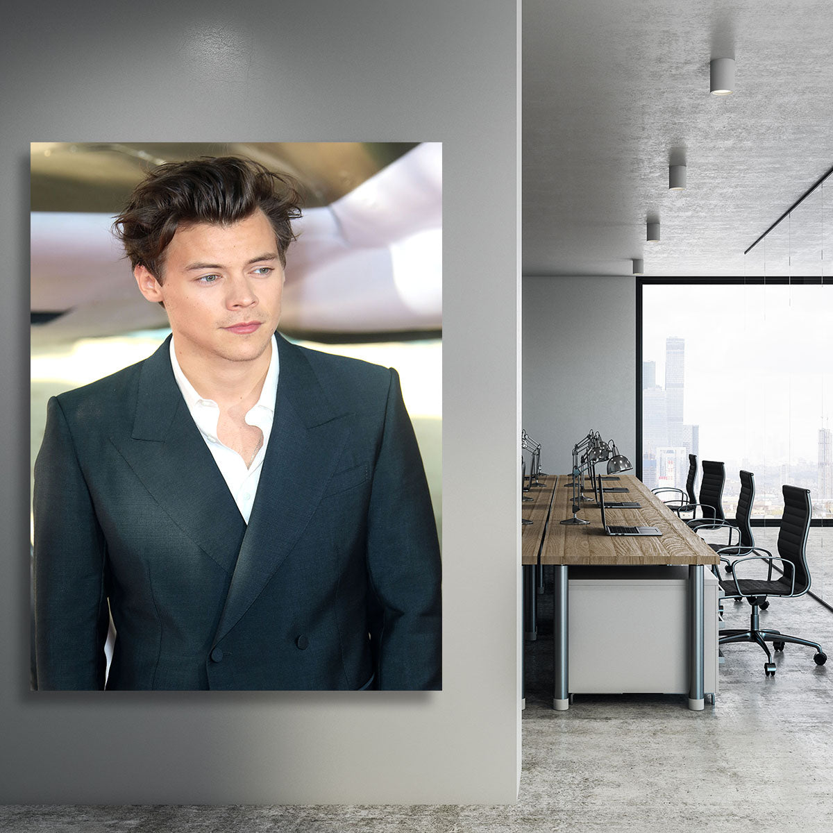 Harry Styles from One Direction Canvas Print or Poster - Canvas Art Rocks - 3