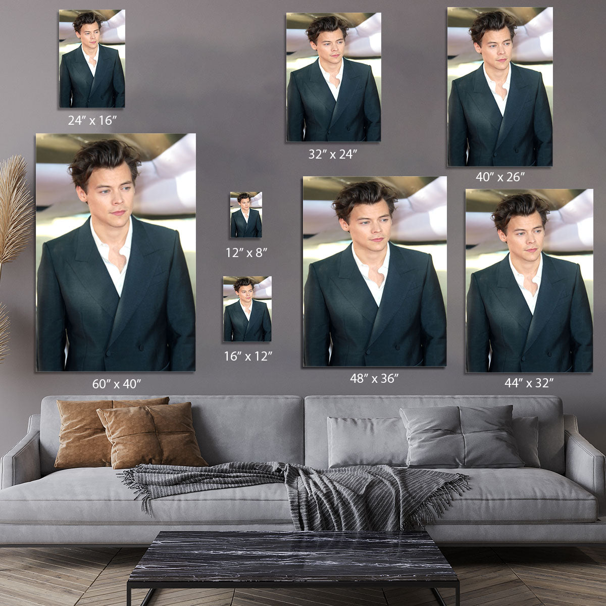 Harry Styles from One Direction Canvas Print or Poster - Canvas Art Rocks - 7