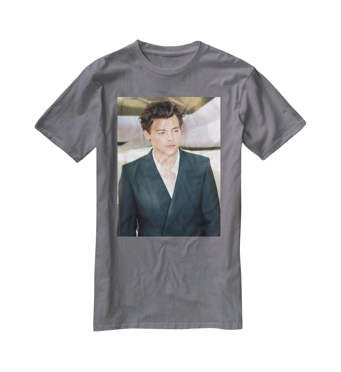 Harry Styles from One Direction T-Shirt - Canvas Art Rocks - 3