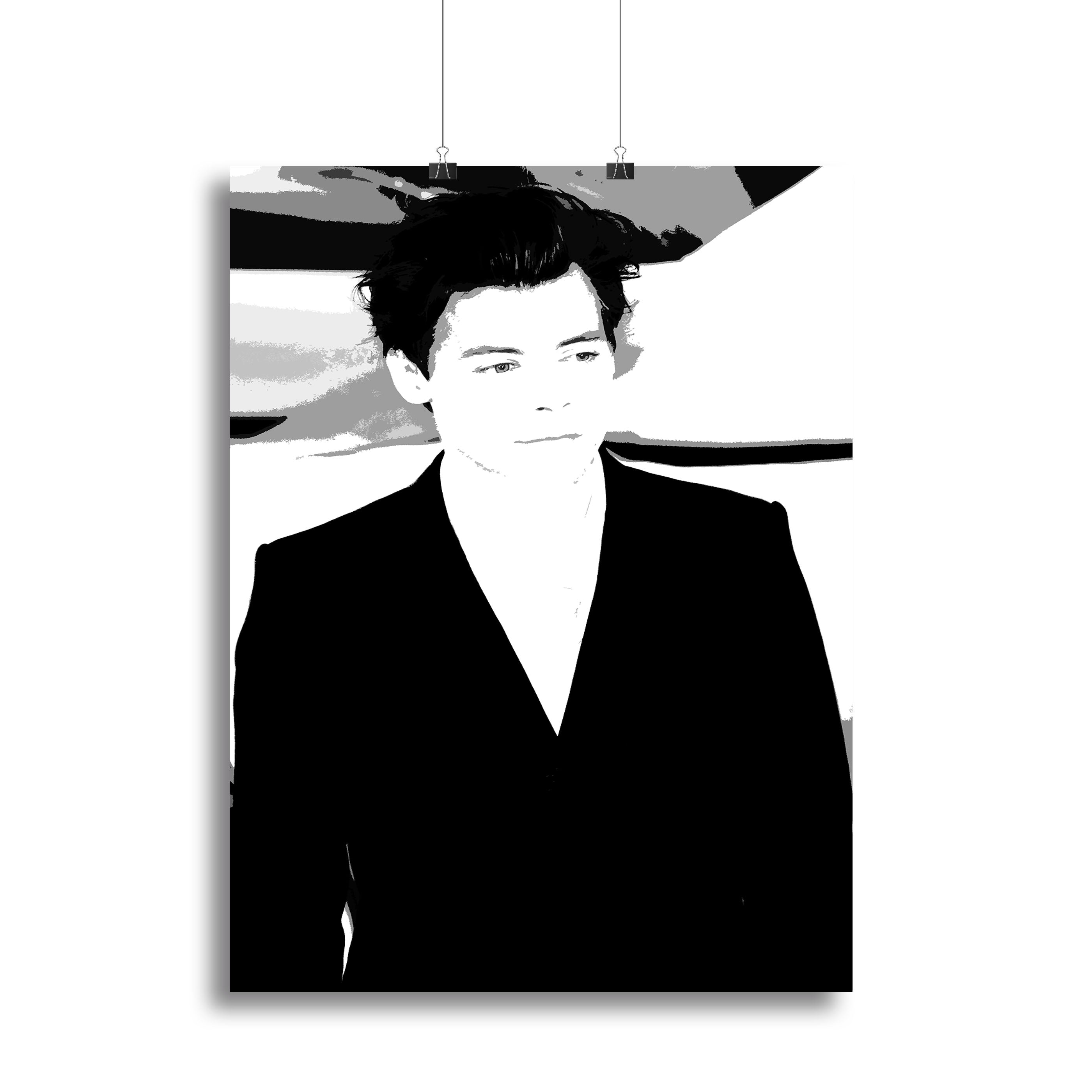 Harry Styles from One Direction Pop Art Canvas Print or Poster - Canvas Art Rocks - 2