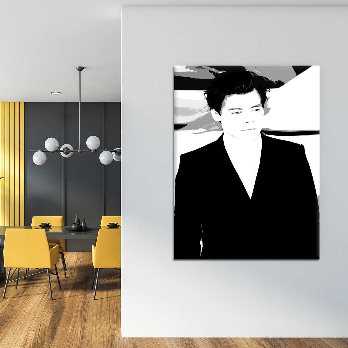 Harry Styles from One Direction Pop Art Canvas Print or Poster - Canvas Art Rocks - 4