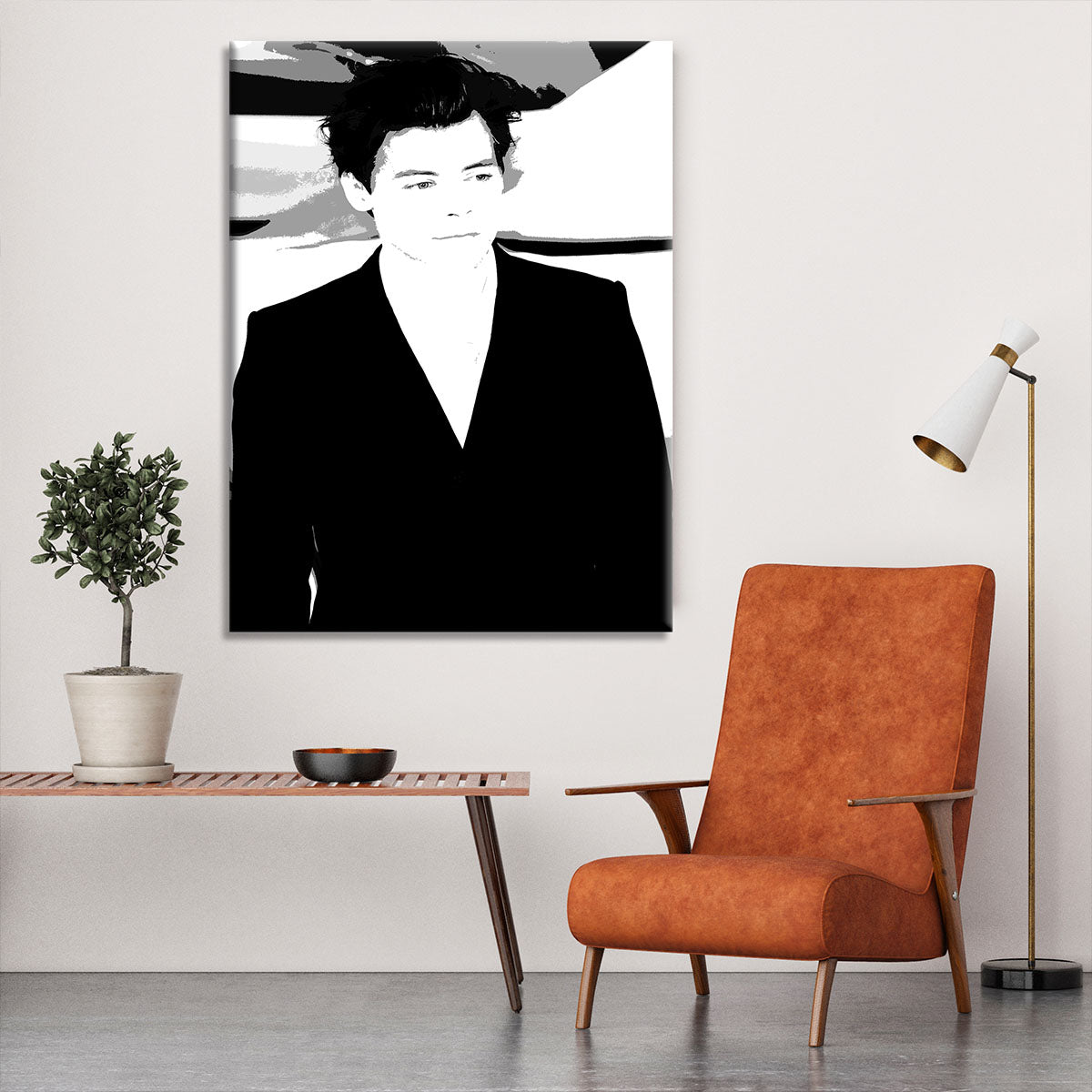 Harry Styles from One Direction Pop Art Canvas Print or Poster - Canvas Art Rocks - 6