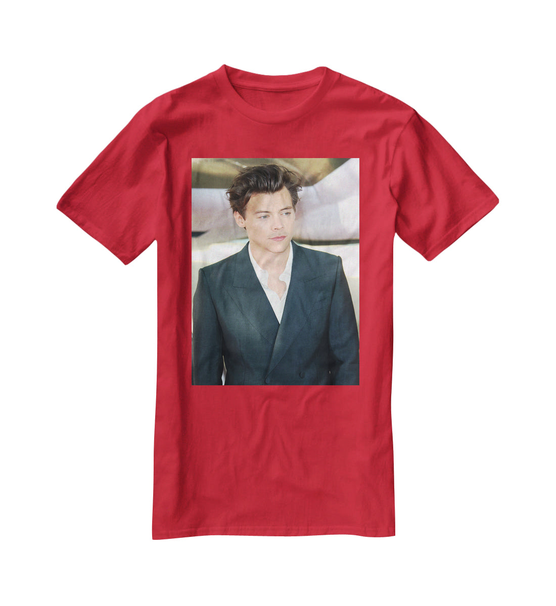 Harry Styles from One Direction T-Shirt - Canvas Art Rocks - 4