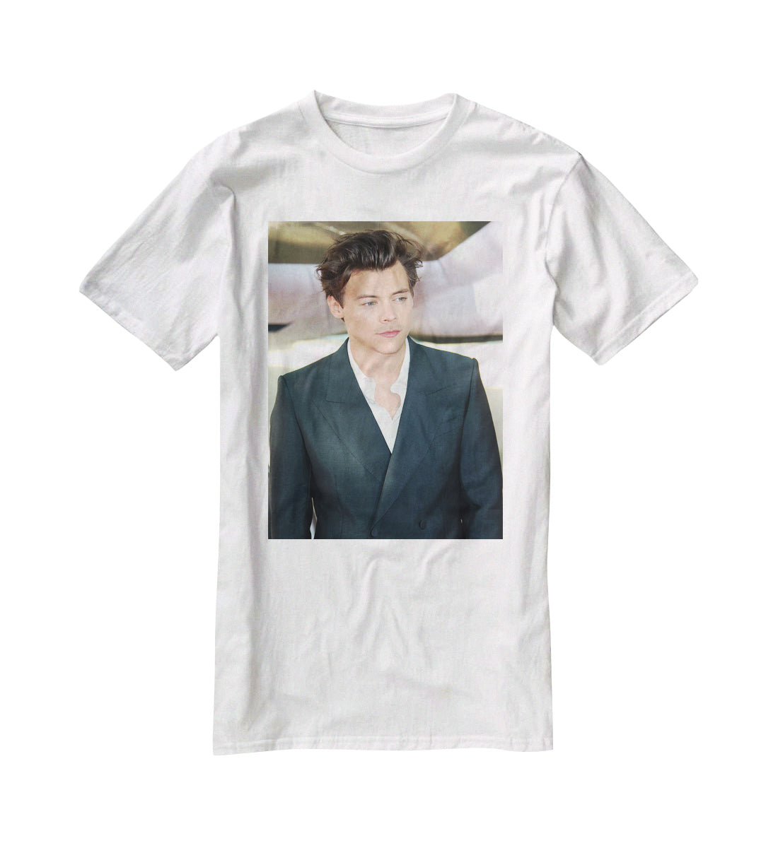 Harry Styles from One Direction T-Shirt - Canvas Art Rocks - 5