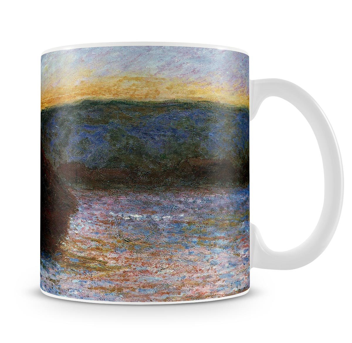Haylofts thaw sunset by Monet Mug - Canvas Art Rocks - 4