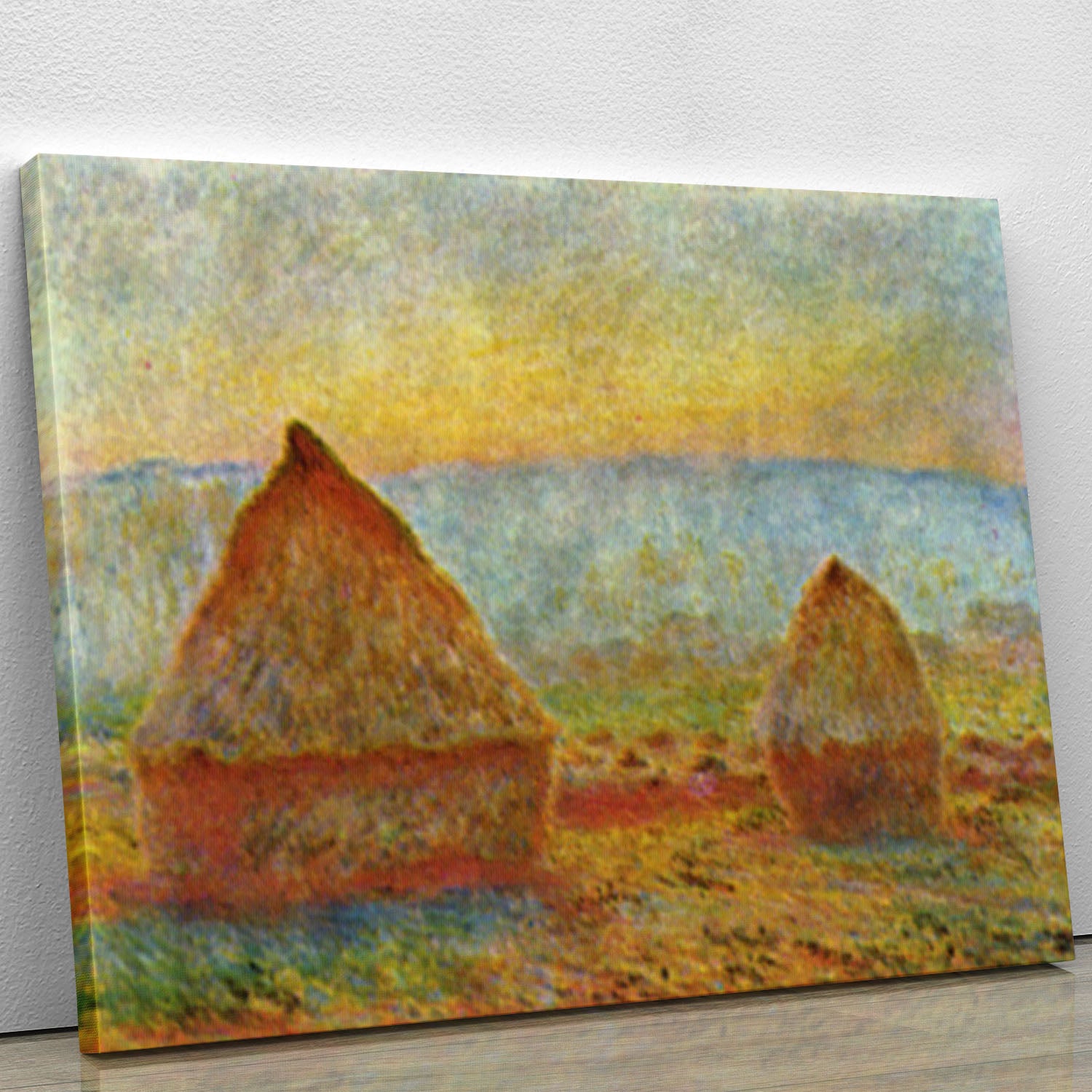 Haystack 1 by Monet Canvas Print or Poster - Canvas Art Rocks - 1