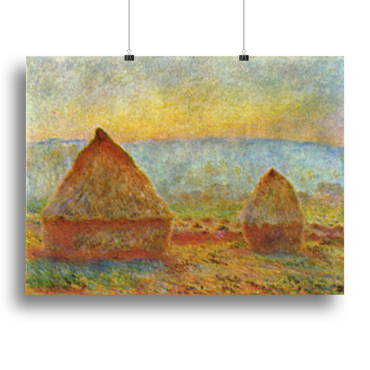 Haystack 1 by Monet Canvas Print or Poster - Canvas Art Rocks - 2