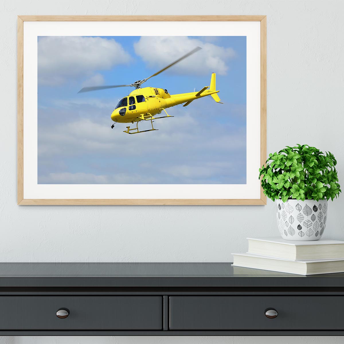 Helicopter rescue Framed Print - Canvas Art Rocks - 3