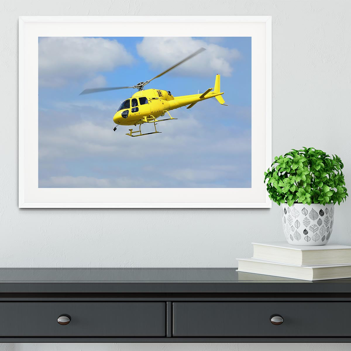 Helicopter rescue Framed Print - Canvas Art Rocks - 5