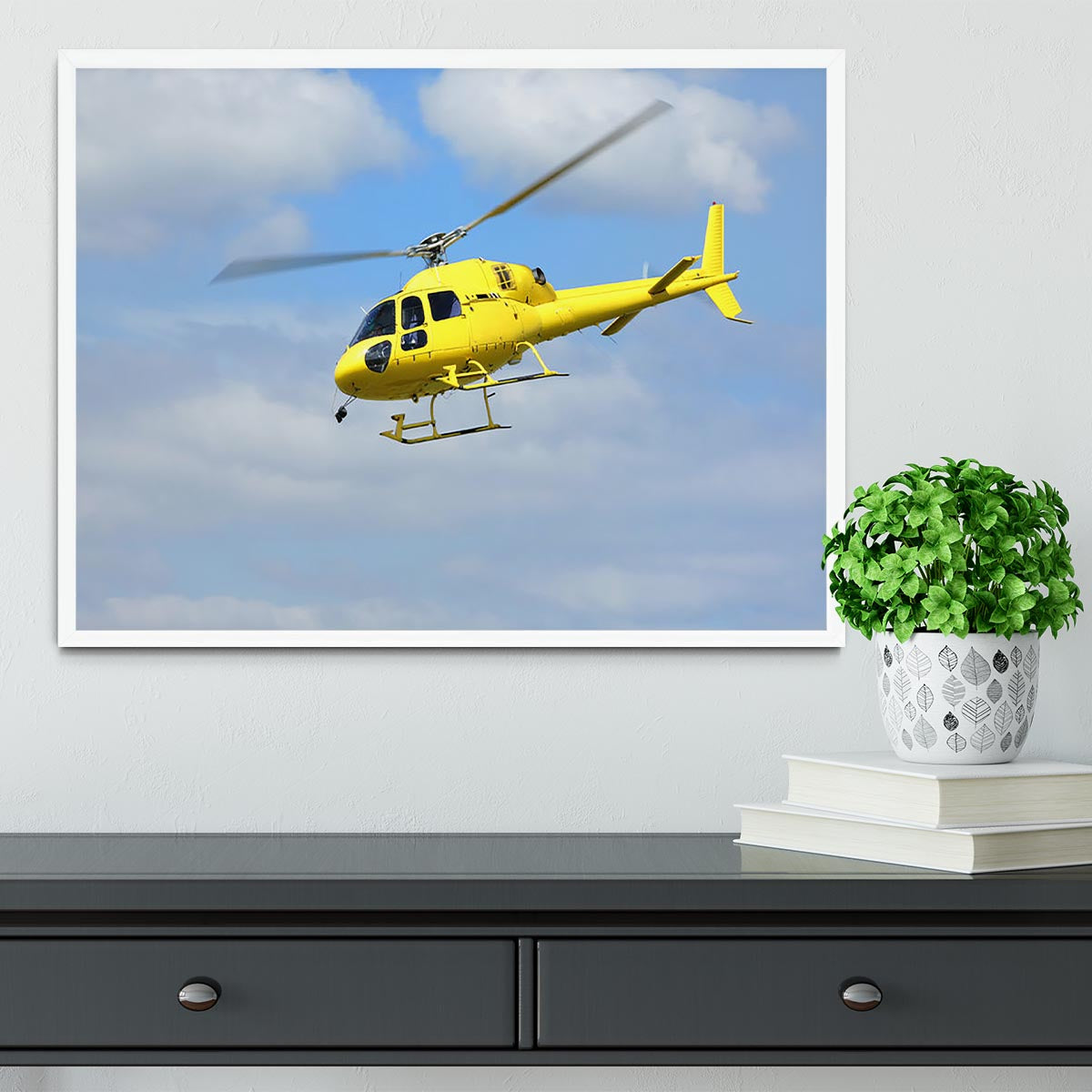 Helicopter rescue Framed Print - Canvas Art Rocks -6