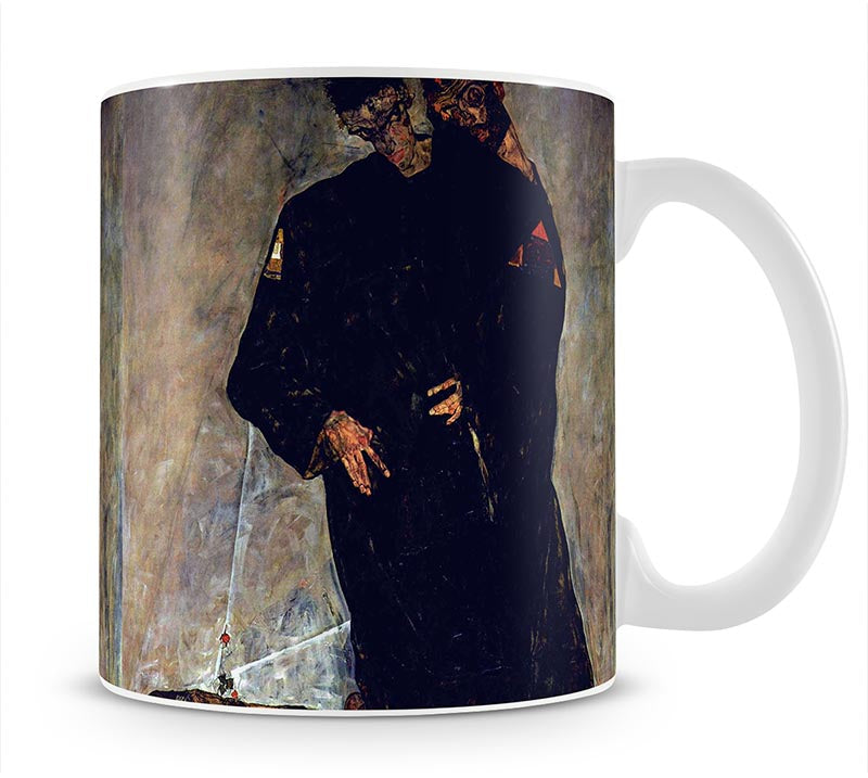 Hermits by Egon Schiele Mug - Canvas Art Rocks - 1