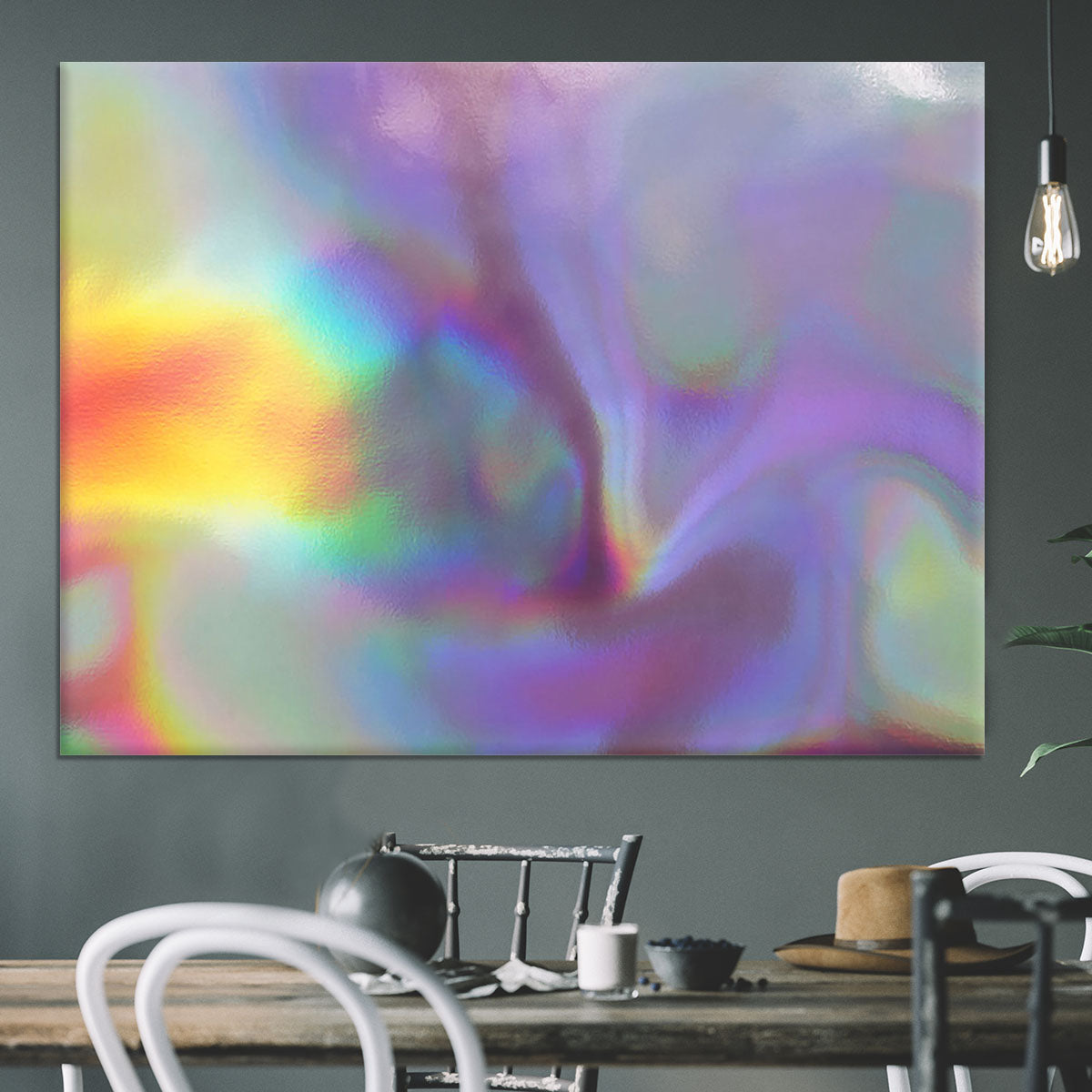 Holographic texture 2 Canvas Print or Poster - Canvas Art Rocks - 3