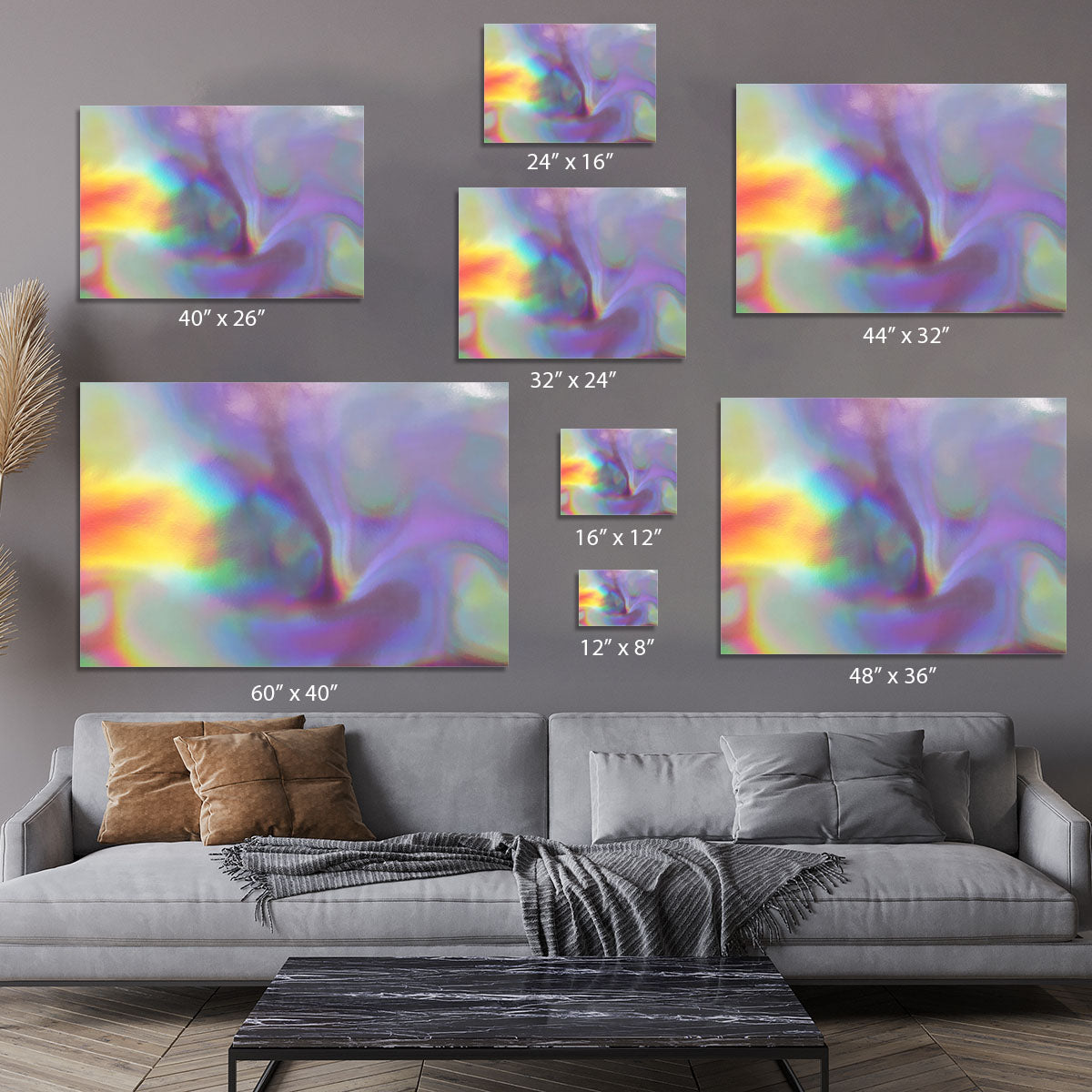 Holographic texture 2 Canvas Print or Poster - Canvas Art Rocks - 7