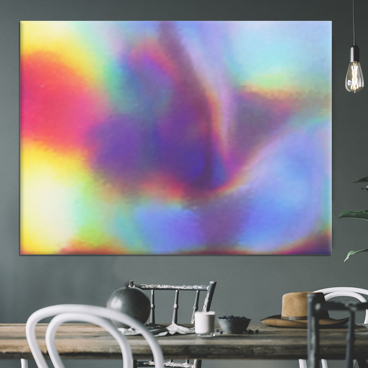 Holographic texture Canvas Print or Poster - Canvas Art Rocks - 3