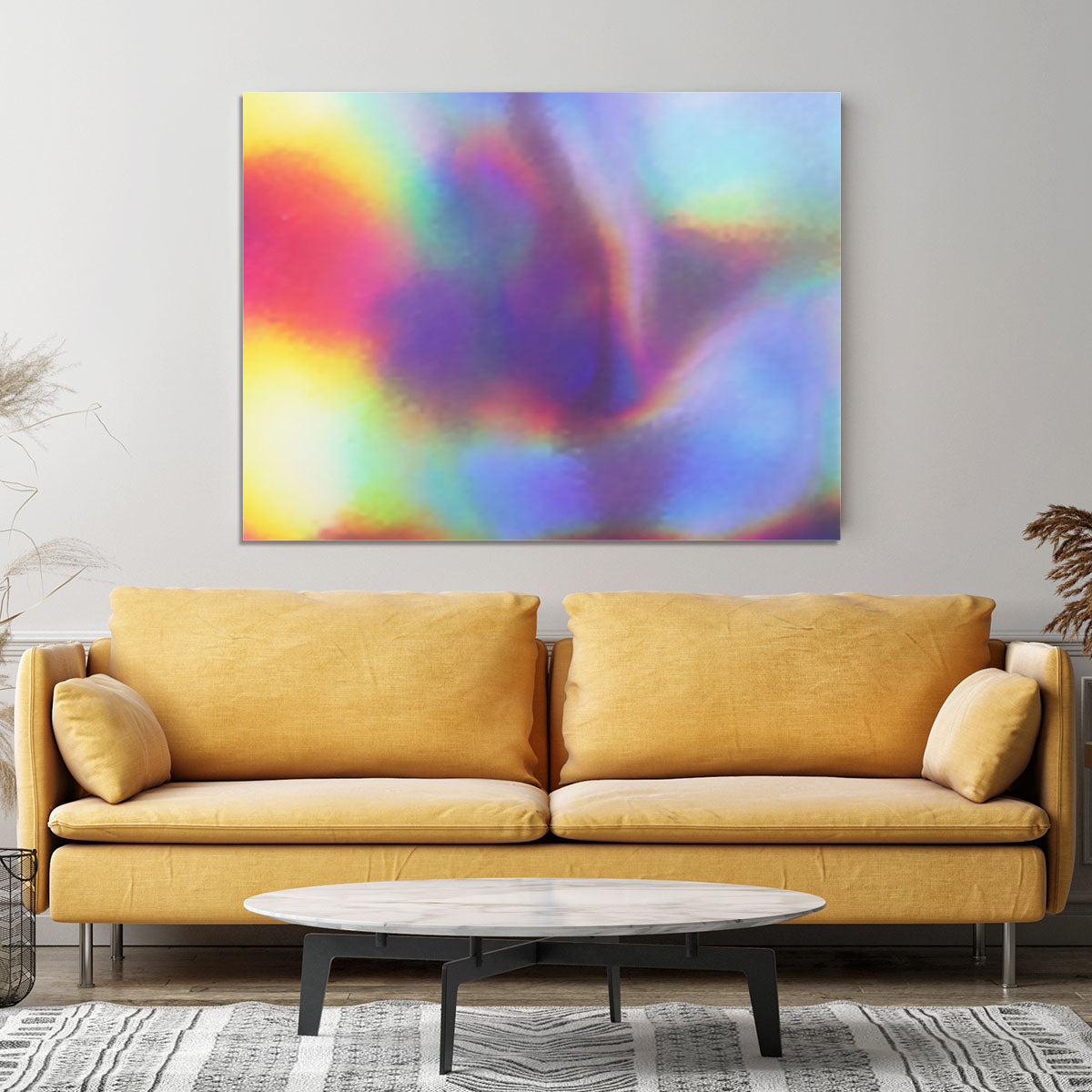 Holographic texture Canvas Print or Poster - Canvas Art Rocks - 4
