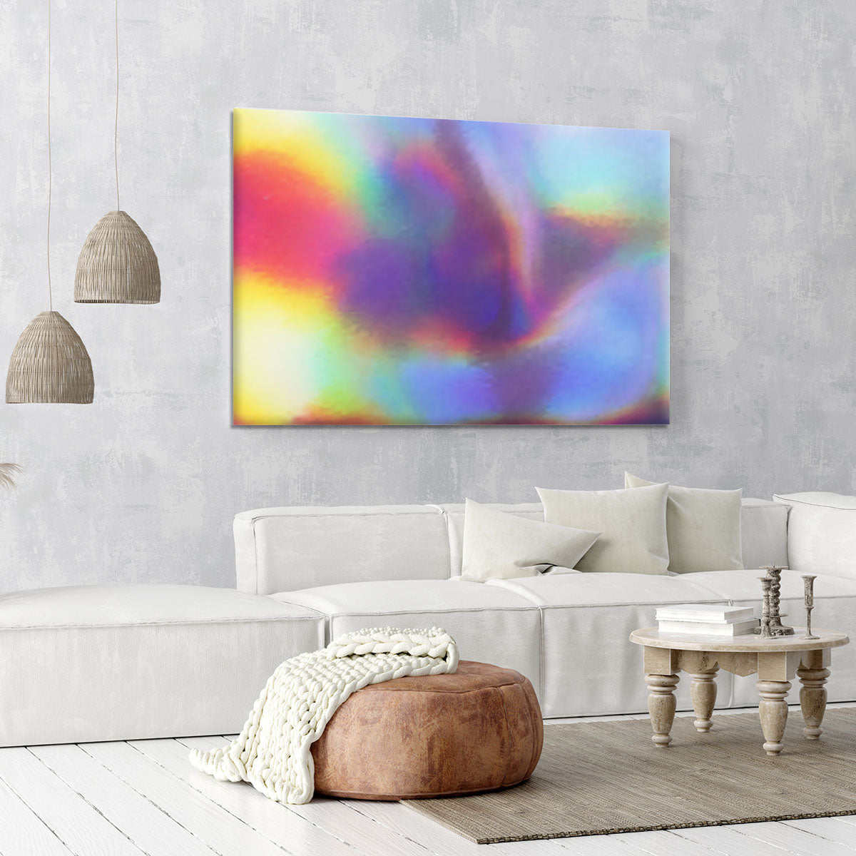 Holographic texture Canvas Print or Poster - Canvas Art Rocks - 6