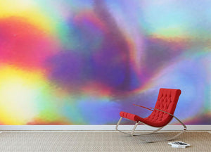 Holographic texture Wall Mural Wallpaper - Canvas Art Rocks - 2