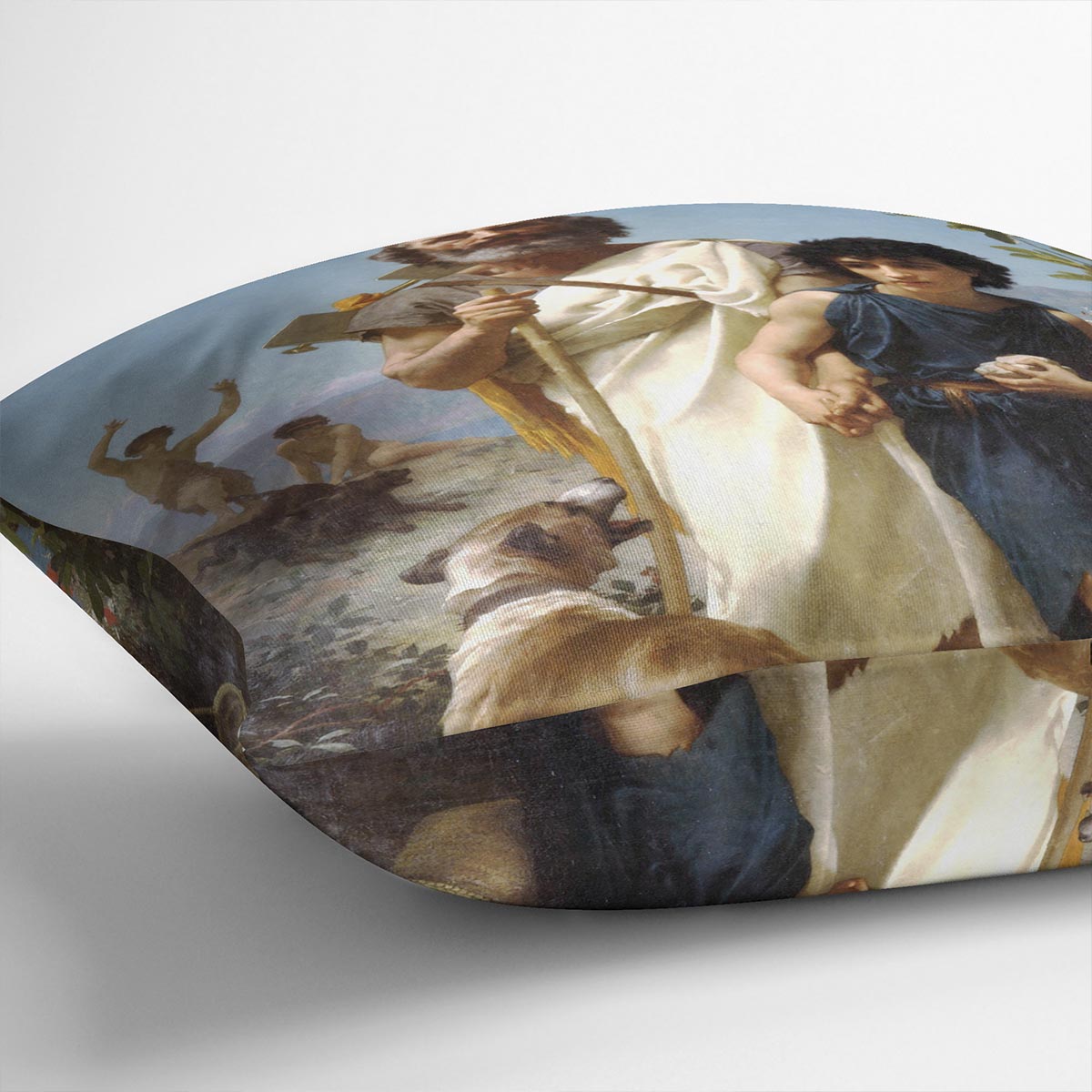 Homer and his Guide 1874 By Bouguereau Cushion