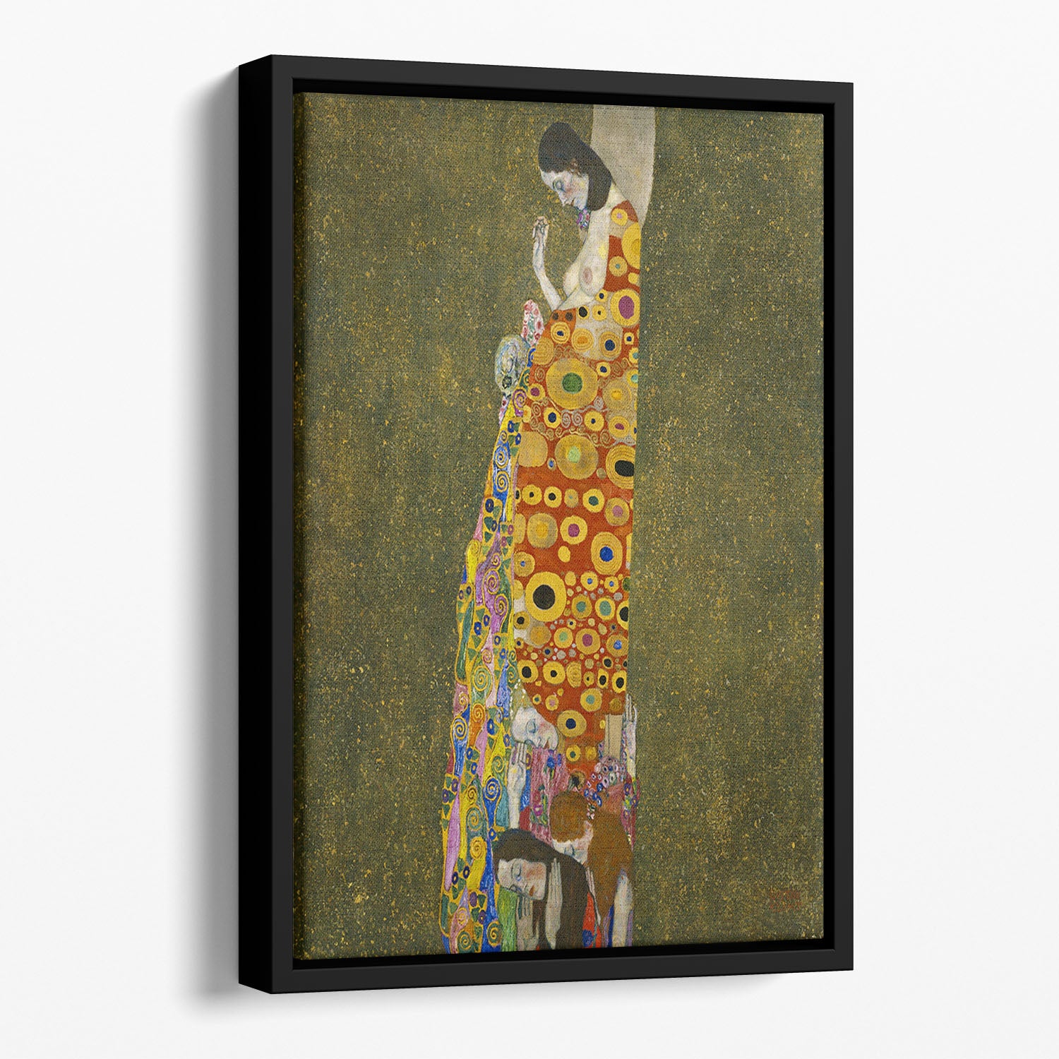 Hope II by Klimt Floating Framed Canvas