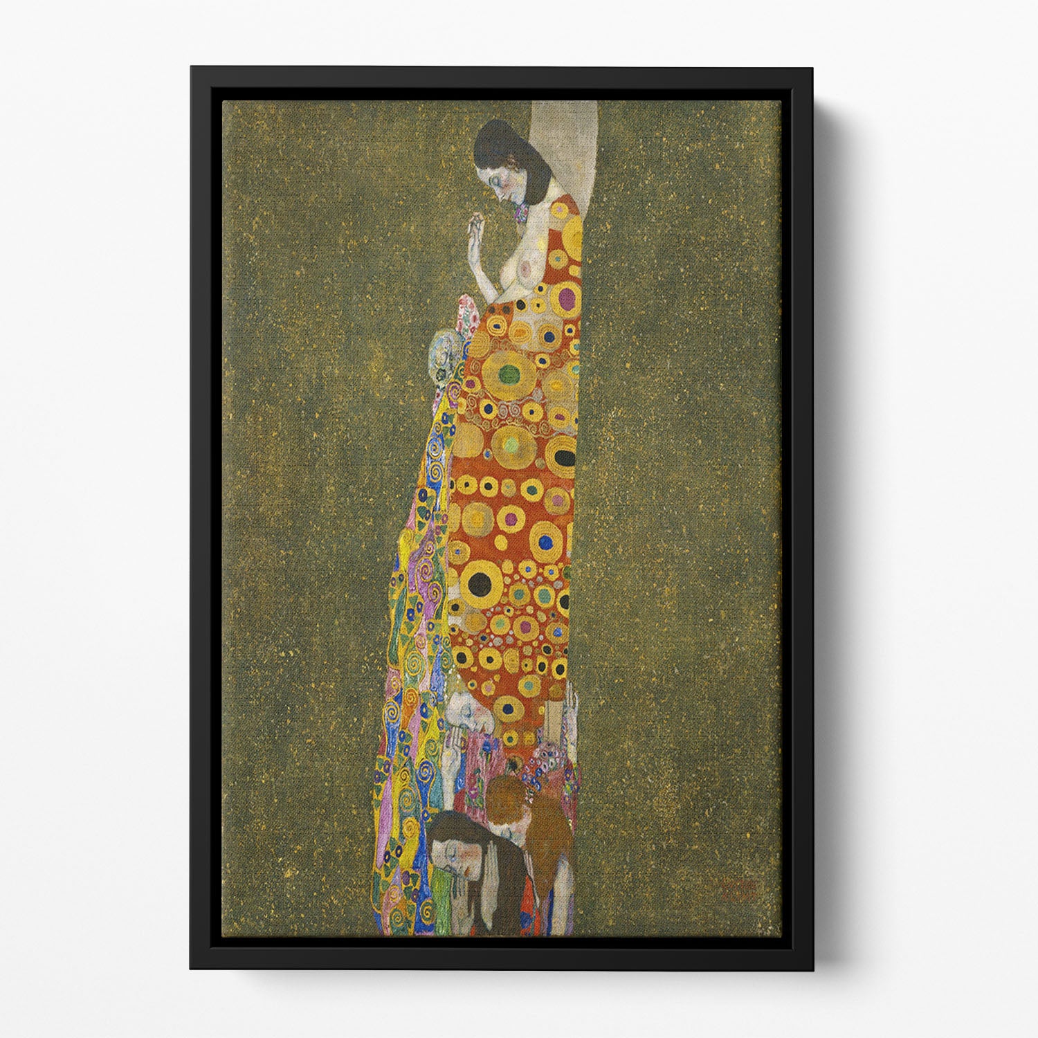 Hope II by Klimt Floating Framed Canvas