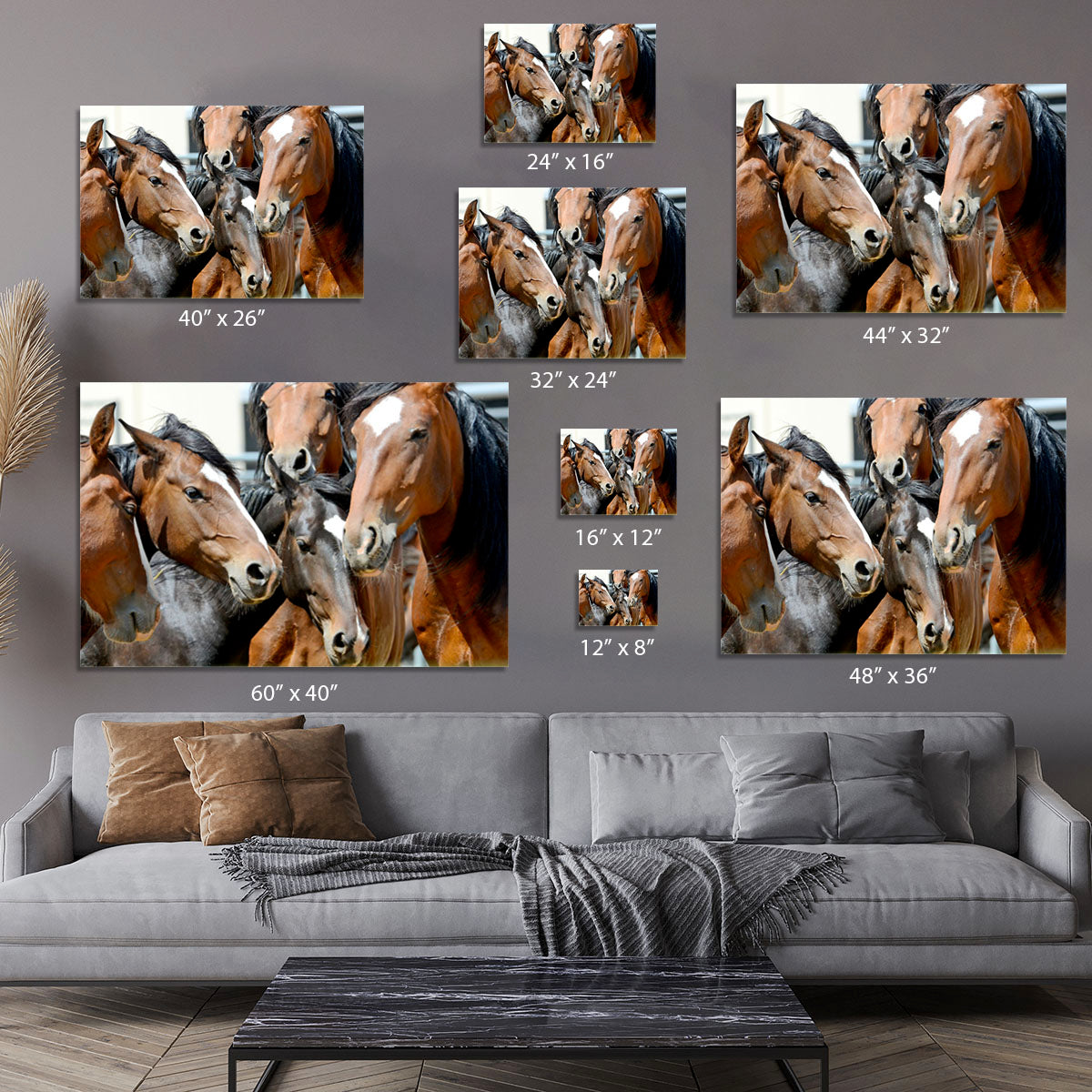 Horses Canvas Print or Poster - Canvas Art Rocks - 7