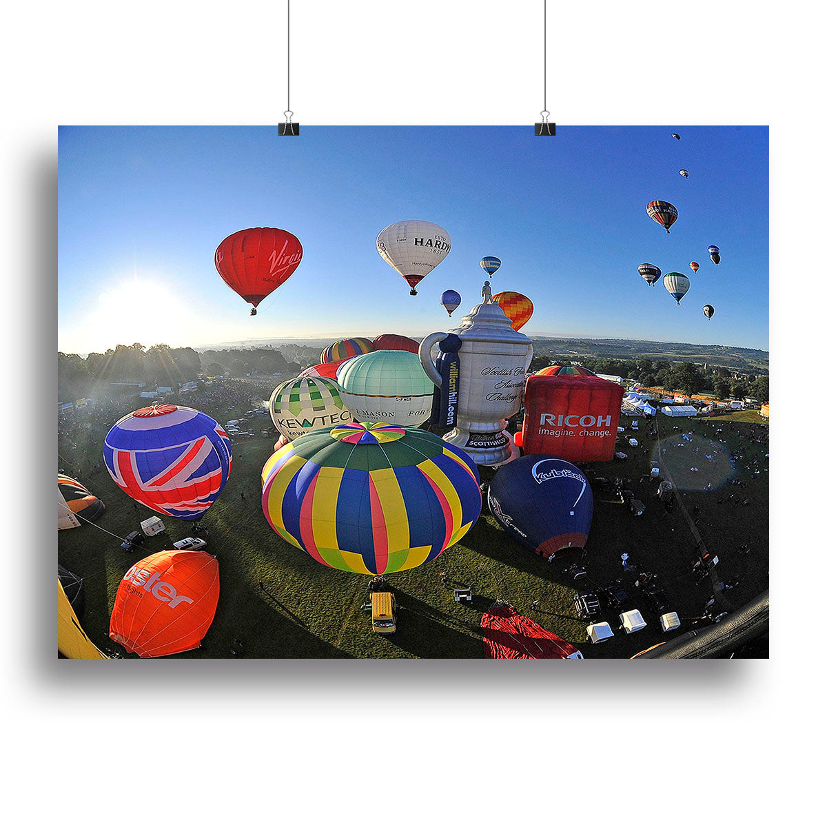 Hot Air Balloons Bristol Canvas Print or Poster - Canvas Art Rocks - 2