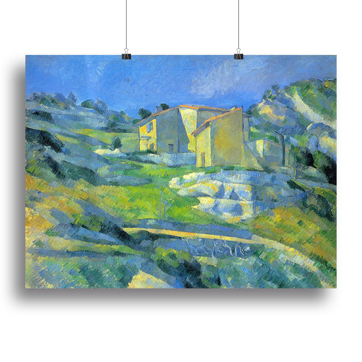 House in the Provence by Cezanne Canvas Print or Poster - Canvas Art Rocks - 2