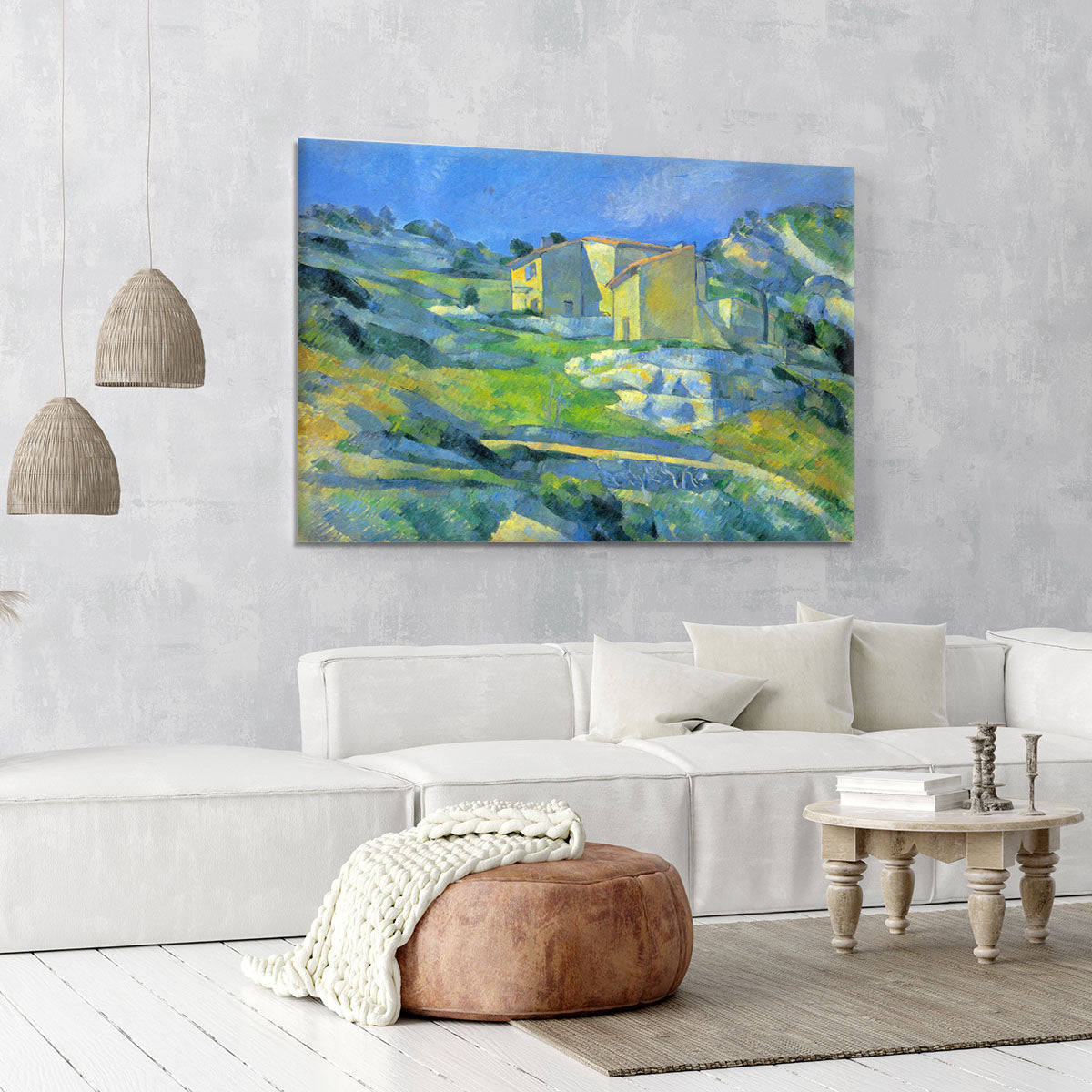 House in the Provence by Cezanne Canvas Print or Poster - Canvas Art Rocks - 6