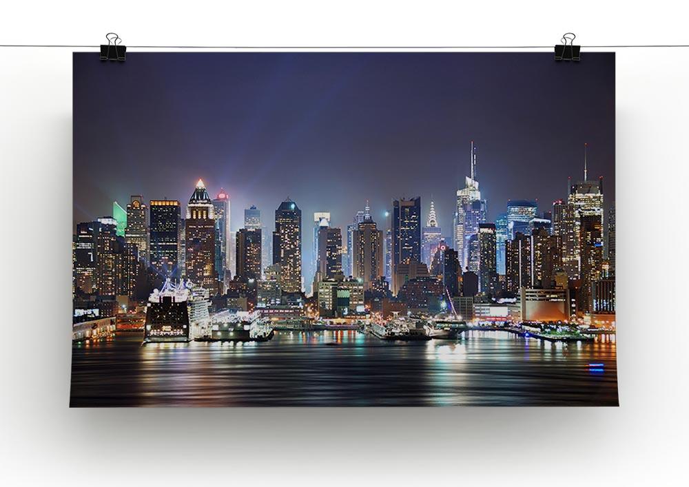 Hudson River with refelctions Canvas Print or Poster - Canvas Art Rocks - 2