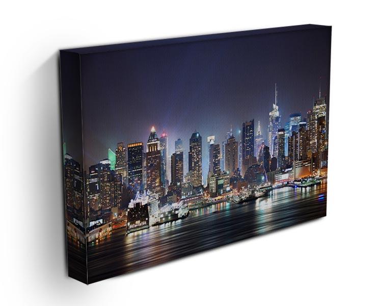 Hudson River with refelctions Canvas Print or Poster - Canvas Art Rocks - 3