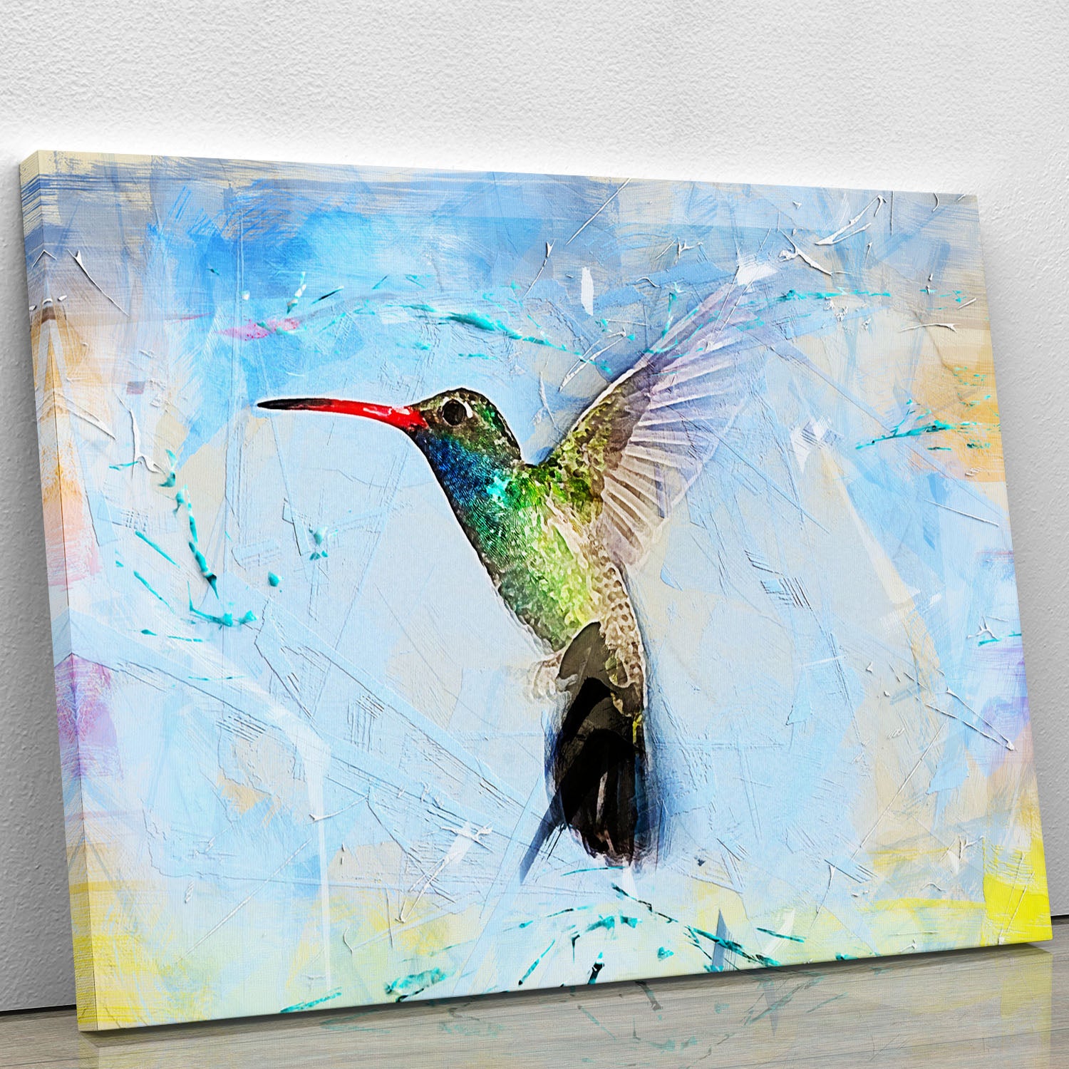 Humming Bird Painting Canvas Print or Poster | Canvas Art Rocks