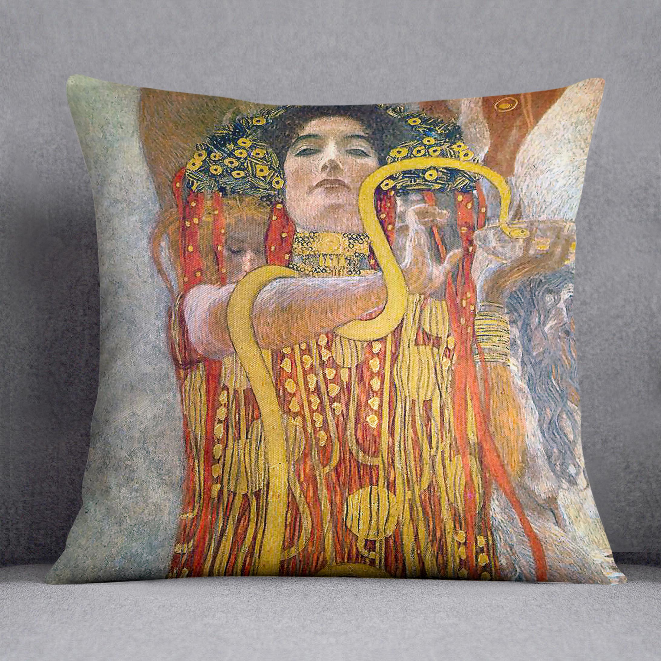 Hygeia by Klimt Cushion