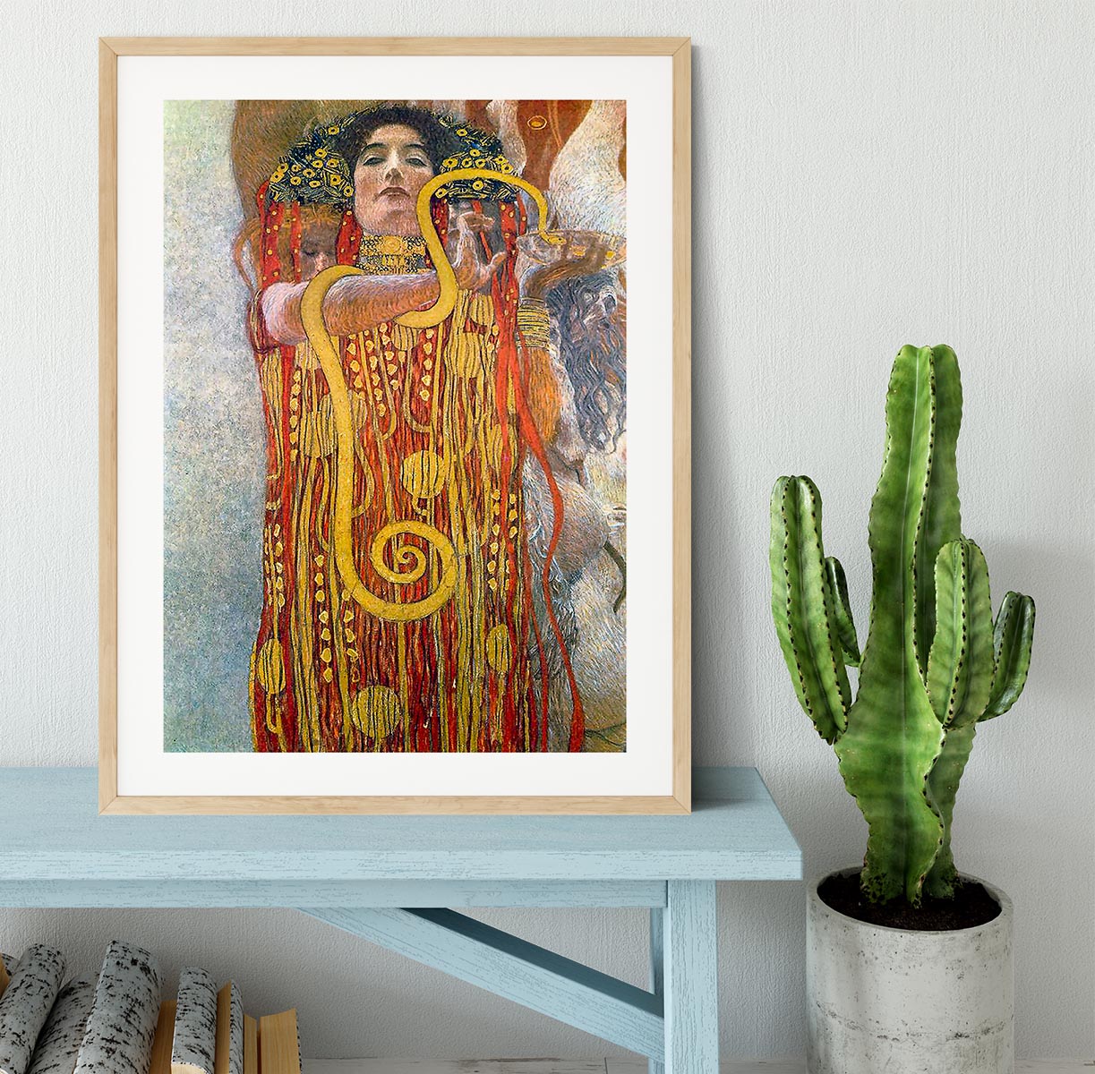 Hygeia by Klimt Framed Print - Canvas Art Rocks - 3
