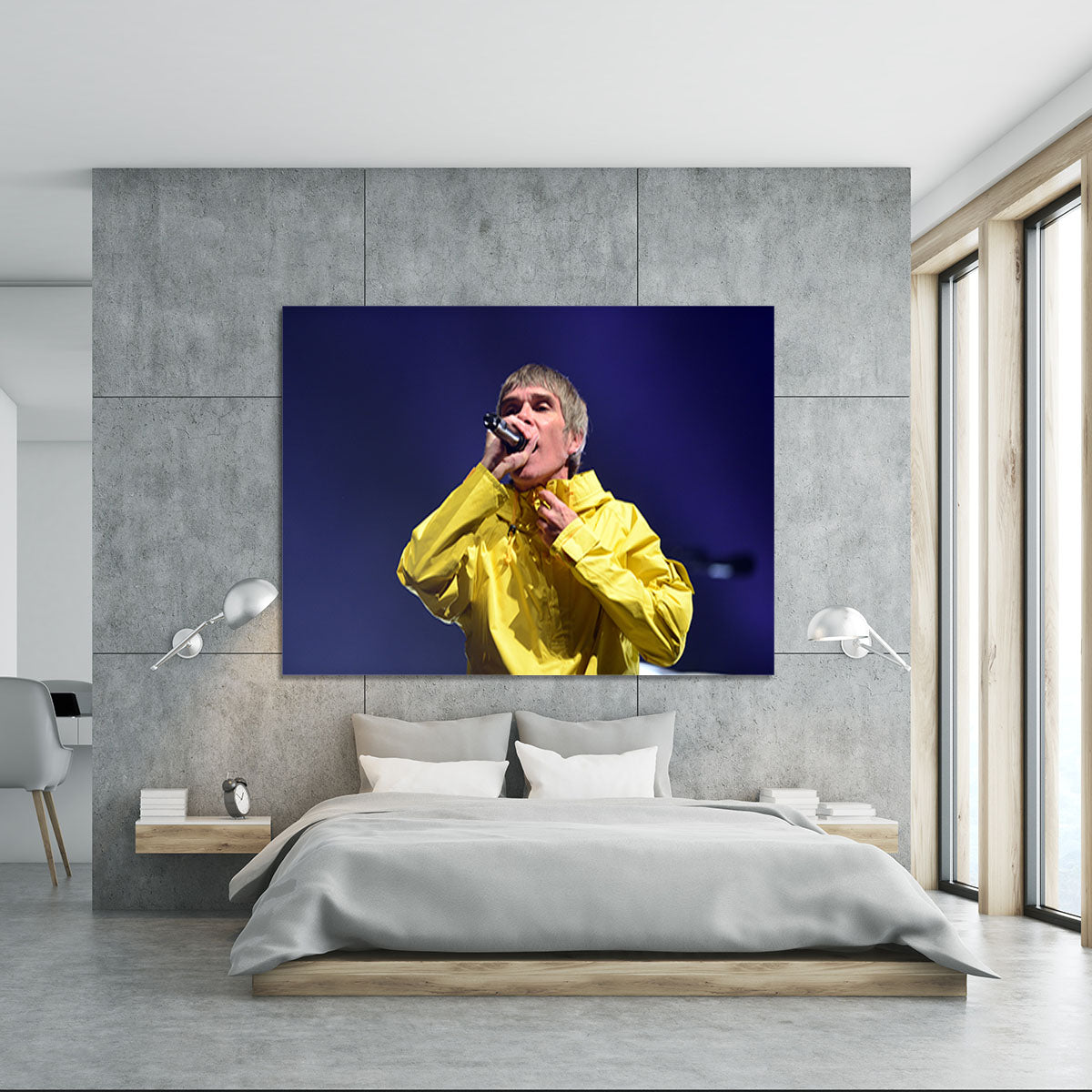 Ian Brown of the Stone Roses Canvas Print or Poster