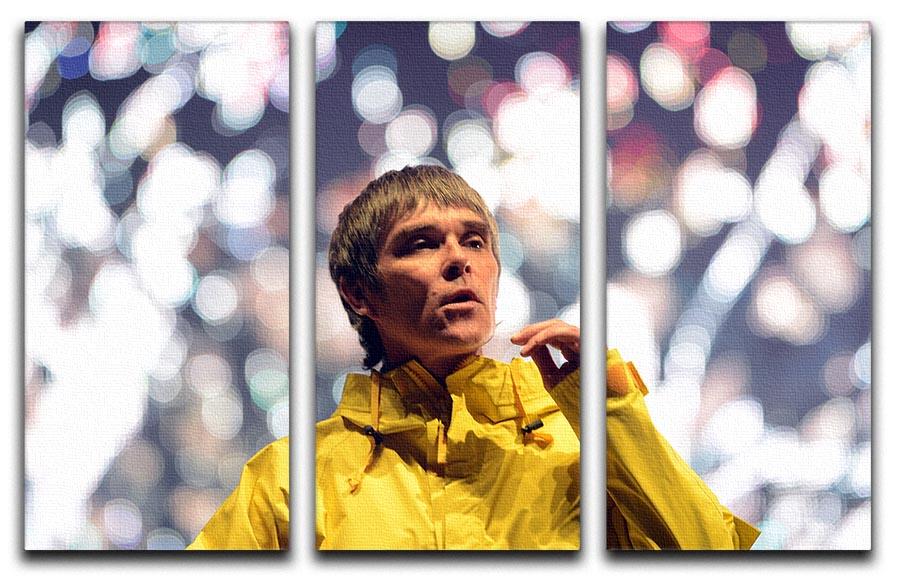 Ian Brown of the Stone Roses at the Isle of Wight 3 Split Panel Canvas Print - Canvas Art Rocks - 1