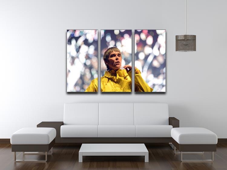 Ian Brown of the Stone Roses at the Isle of Wight 3 Split Panel Canvas Print - Canvas Art Rocks - 3