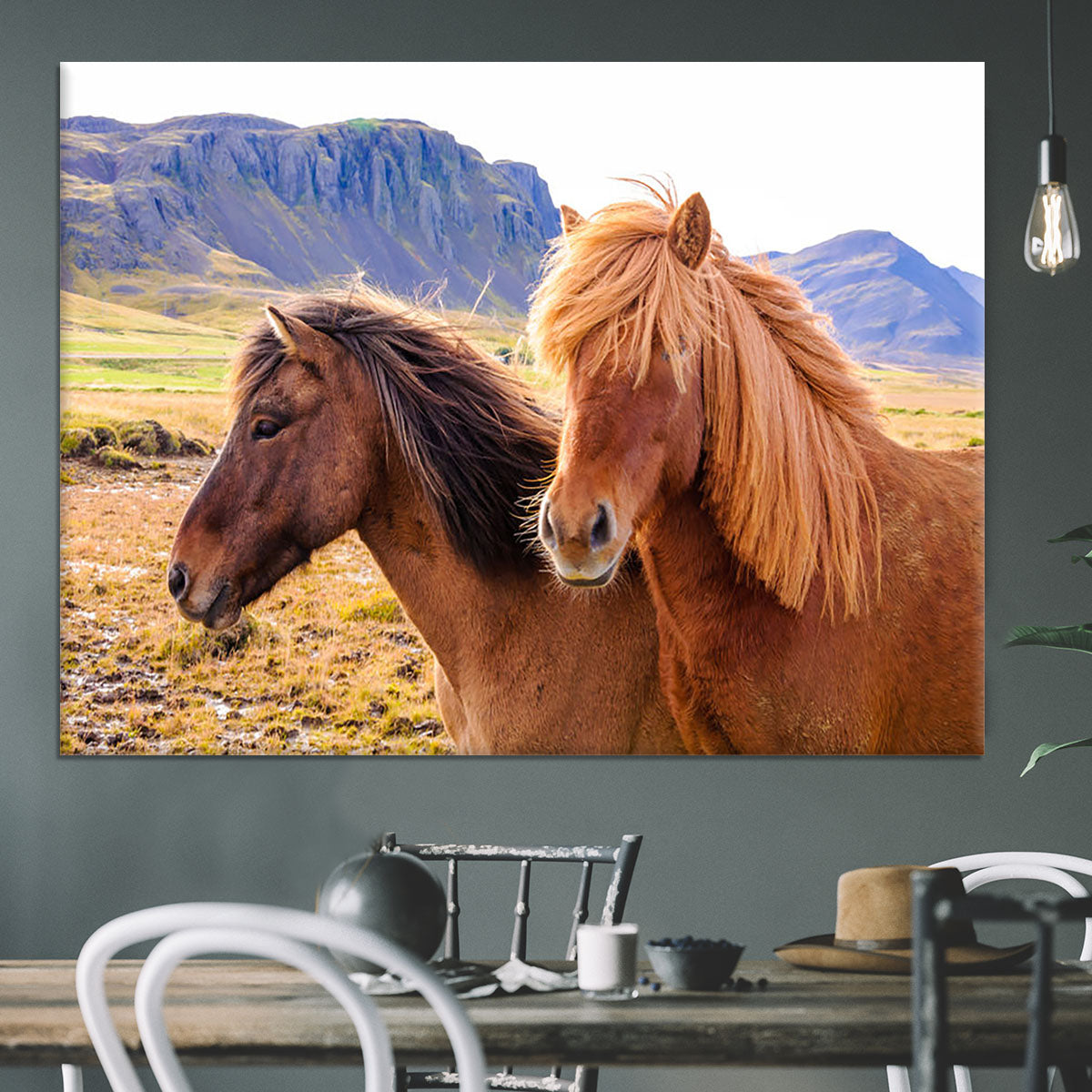 Icelandic horses Canvas Print or Poster - Canvas Art Rocks - 3