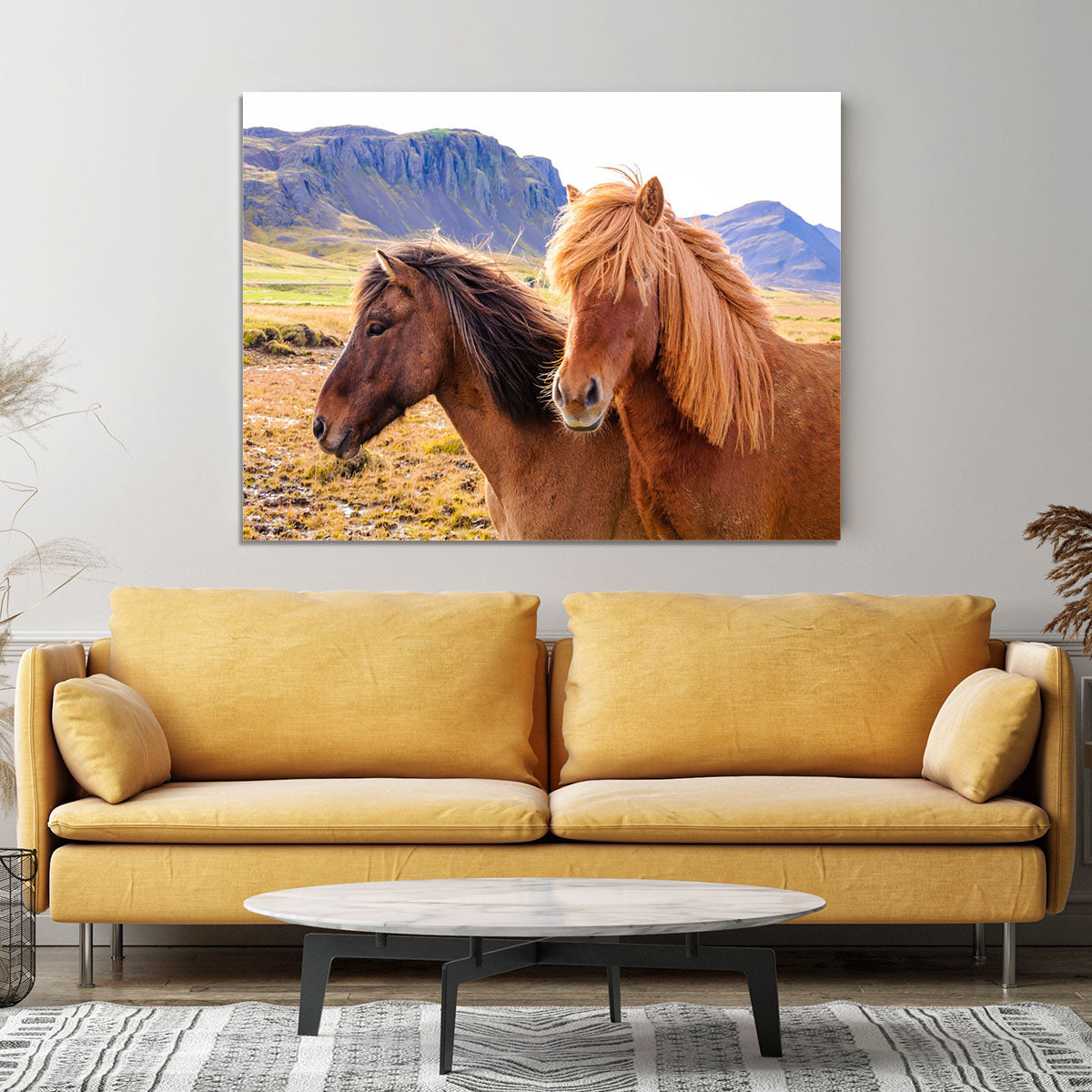 Icelandic horses Canvas Print or Poster - Canvas Art Rocks - 4