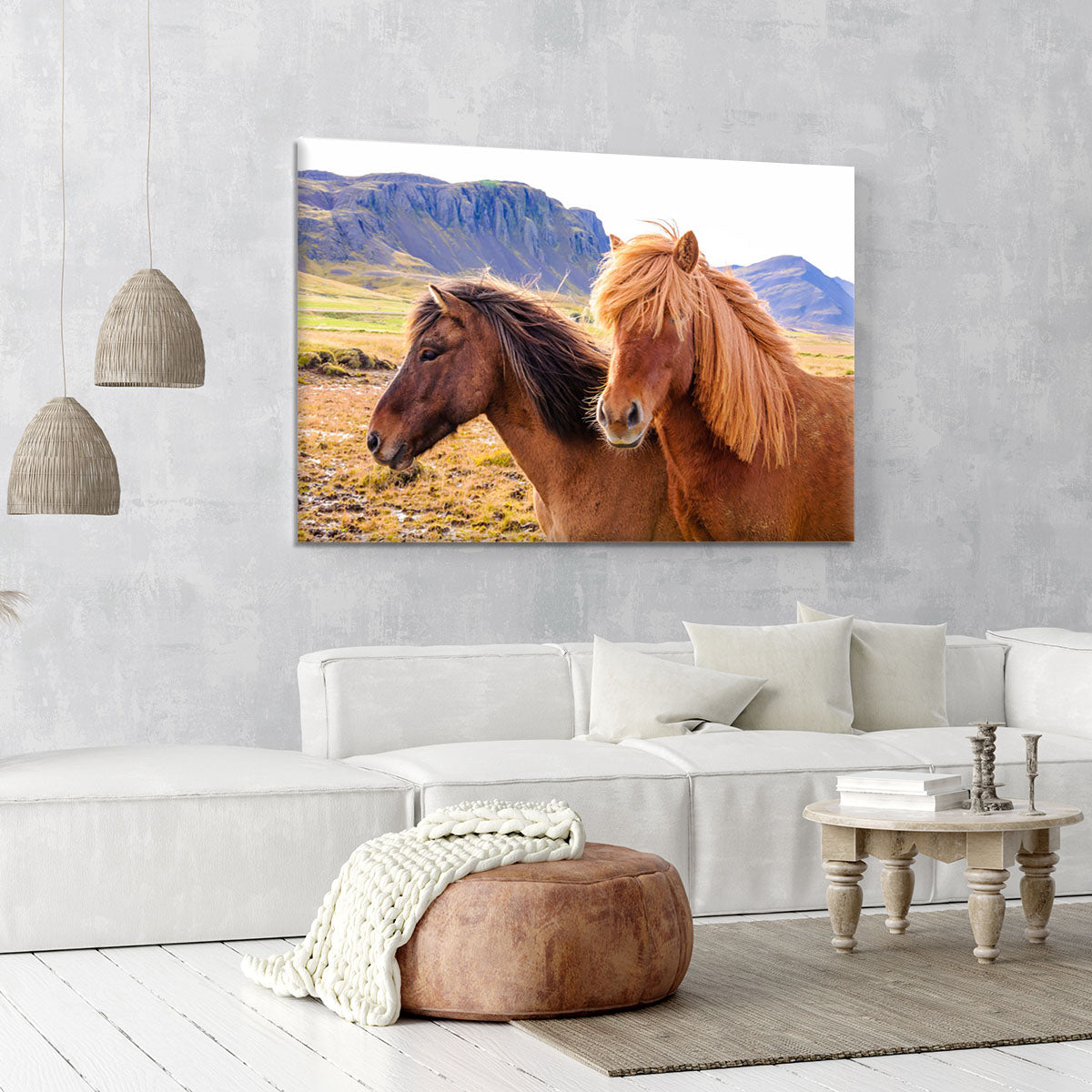 Icelandic horses Canvas Print or Poster - Canvas Art Rocks - 6