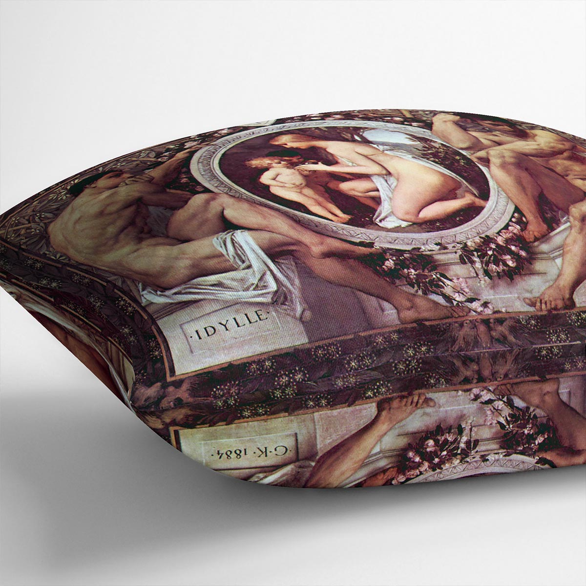Idyll by Klimt Cushion