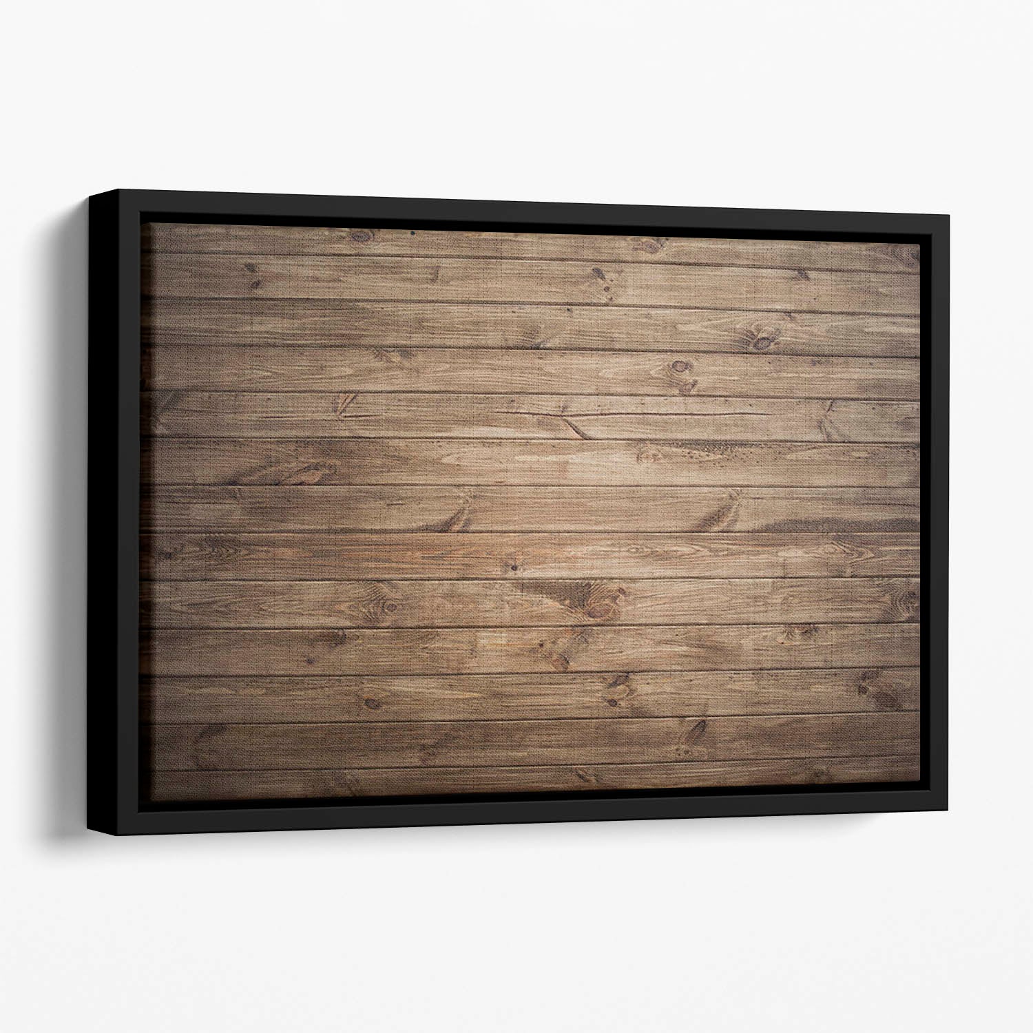 Image of wood texture Floating Framed Canvas
