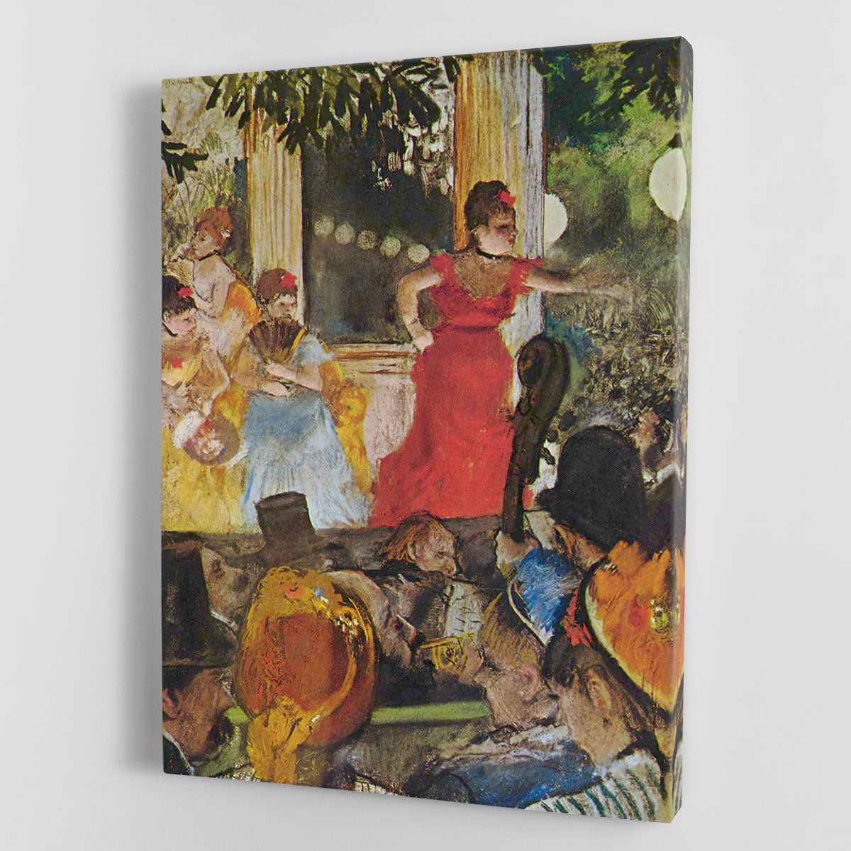 In concert cafe Les Ambassadeurs by Degas Canvas Print or Poster - Canvas Art Rocks - 1