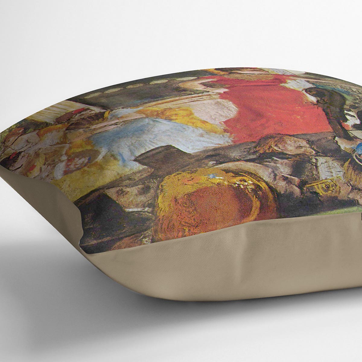 In concert cafe Les Ambassadeurs by Degas Cushion