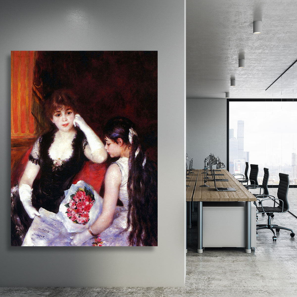 In the Loge by Renoir Canvas Print or Poster - Canvas Art Rocks - 3