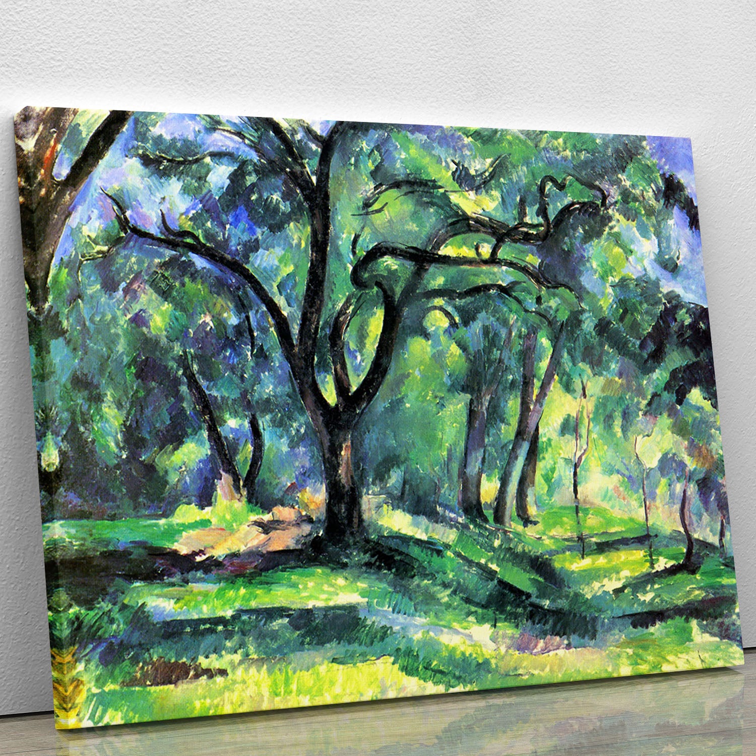 In the Woods by Cezanne Canvas Print or Poster - Canvas Art Rocks - 1
